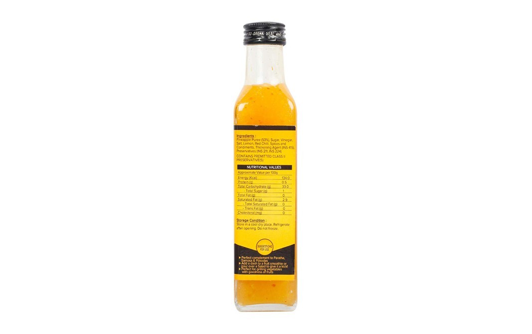 Urban Platter Pineapple Zesty Sauce    Plastic Bottle  275 grams